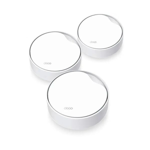 Бесшовный Mesh роутер TP-LINK Deco X50-PoE (3-pack) AX3000, белый, 3 шт. в комплекте