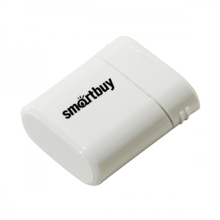 Флешка SmartBuy Lara White USB 2.0, 8Гб, белый