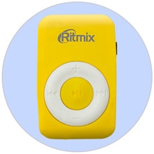 MP3-плеер Ritmix RF-1010 желтый